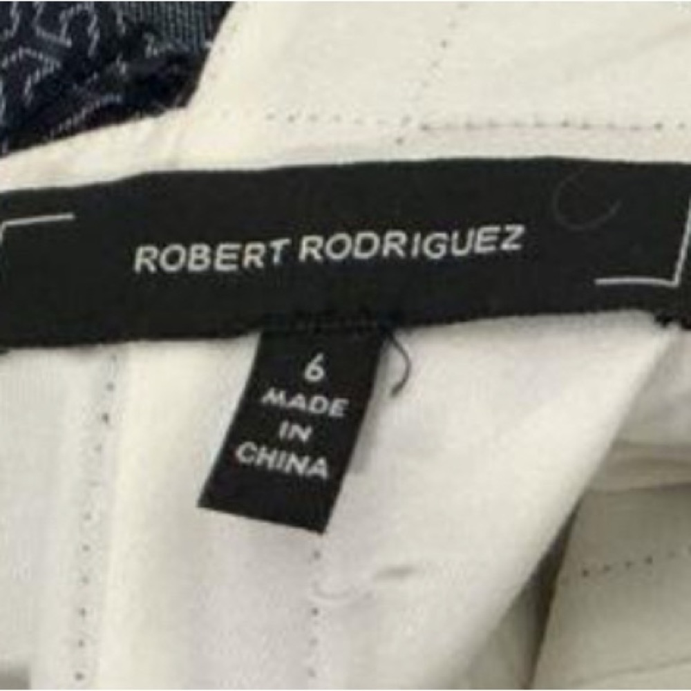 Robert Rodriguez, size 6, Graphic Spear Fit & Flare, Black & White Dress, EUC - Picture 7 of 7